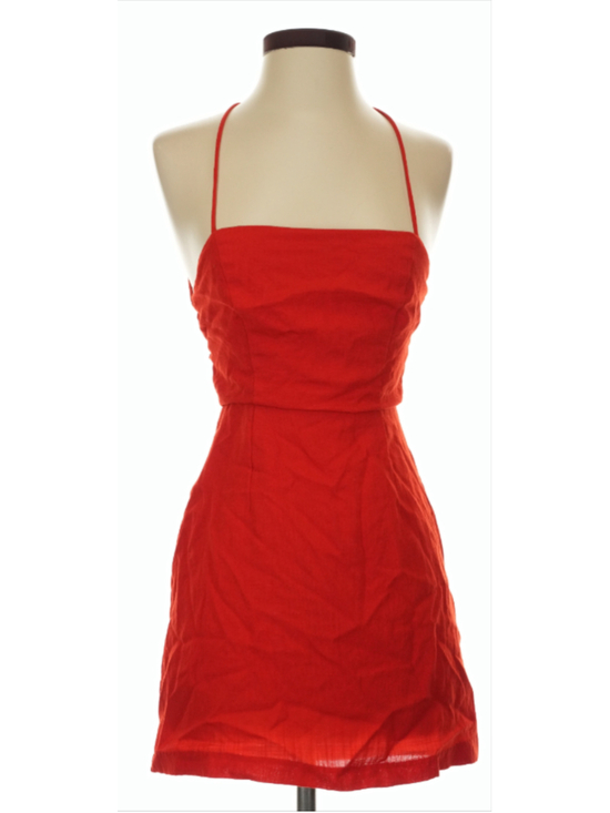 Princess Polly Dresses & Skirts - Mini Red Dress with Open Back from Princess Polly
